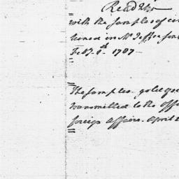 [Document, 1787 April 24]
