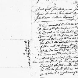 Document, 1733 April 25