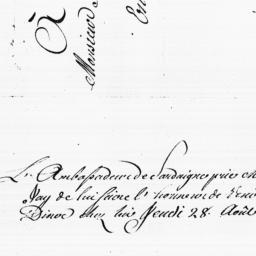 Document, 1783 August 23