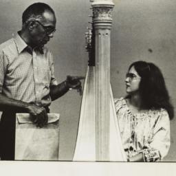 Ulysses Kay with Harpist