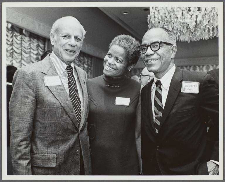 Barbara and Ulysses Kay, with William Schuman