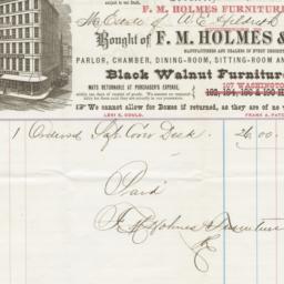 F. M. Holmes & Co.. Bill