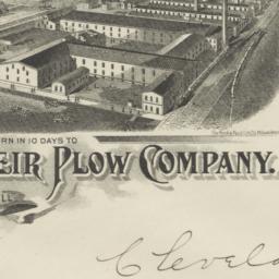 Weir Plow Company. Envelope