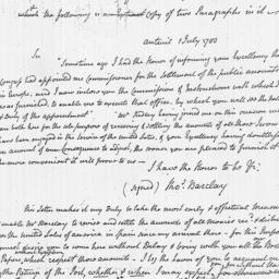 Document, 1783 July 01