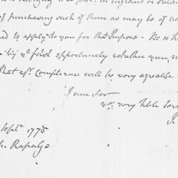 Document, 1775 September 15