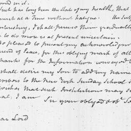 [Document, 1816 April 22]