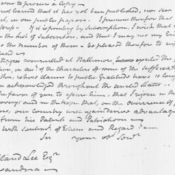 [Document, 1812 September 07]