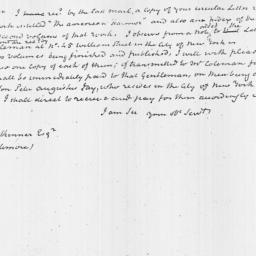[Document, 1821 November 12]