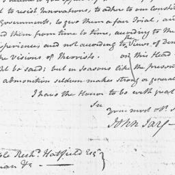 [Document, 1800 November 08]