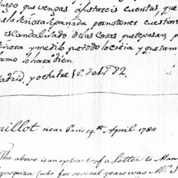 Document, 1782 October 16