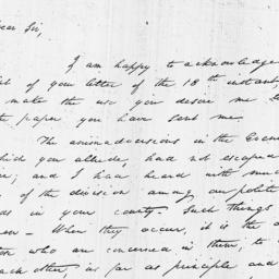 [Document, 1813 May 26]