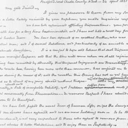 Document, 1821 April 24