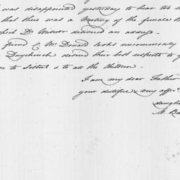 [Document, 1826 May 05]