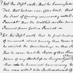 Document, 1769 September 12