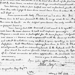 Document, 1799 February 10