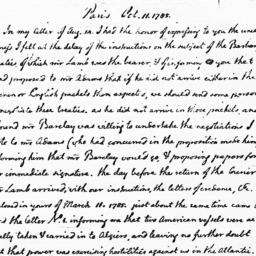 Document, 1785 October 11
