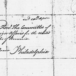 [Document, 1779 April 01]