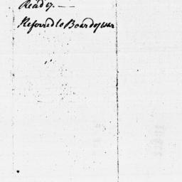 [Document, 1779 February 09]