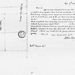Document, 1805 October 07