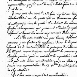 Document, 1779 January 14
