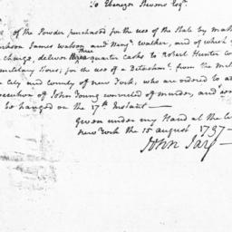Document, 1797 August 15