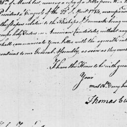 [Document, 1785 April 18]