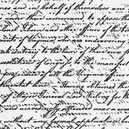 Document, 1779 August 07