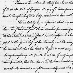 [Document, 1786 January 30]
