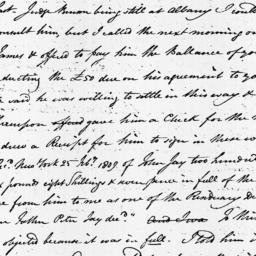 Document, 1809 March 03