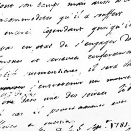 Document, 1781 September 5