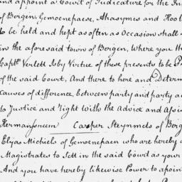 Document, 1665 August 30