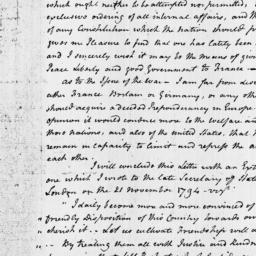 [Document, 1796 January 07]
