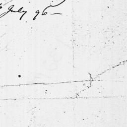 [Document, 1796 July 04]