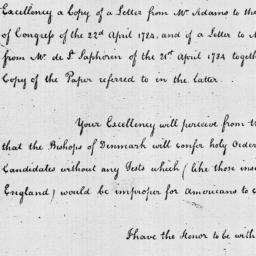 [Document, 1785 March 31]