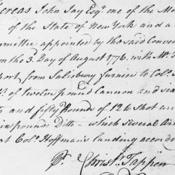 Document, 1776 August n.d.