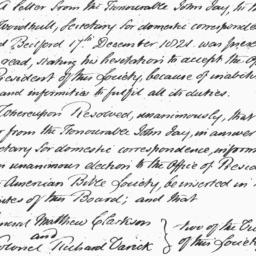 Document, 1822 January 3