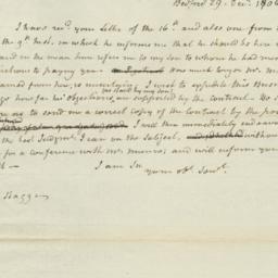 [Document, 1806 December 29]