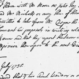 Document, 1736 April 05