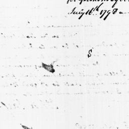 [Document, 1798 July 16]